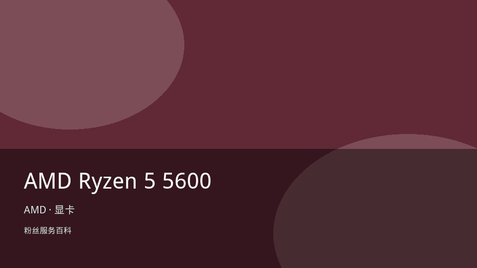 AMD Ryzen 5 5600