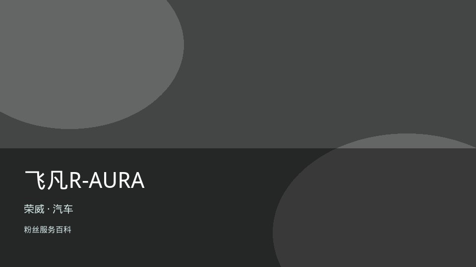 飞凡R-AURA