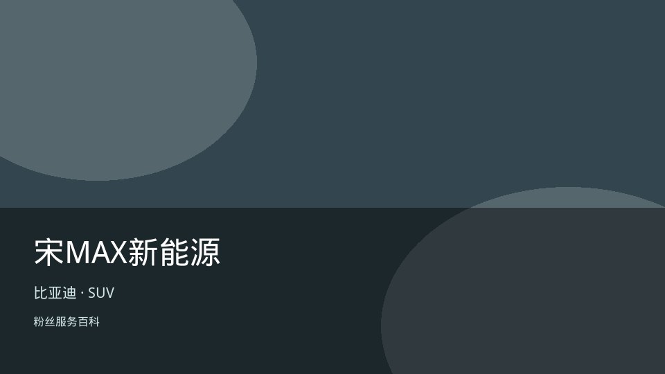 宋MAX新能源