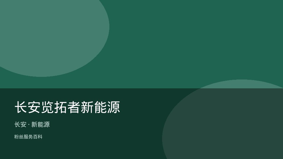 长安览拓者新能源
