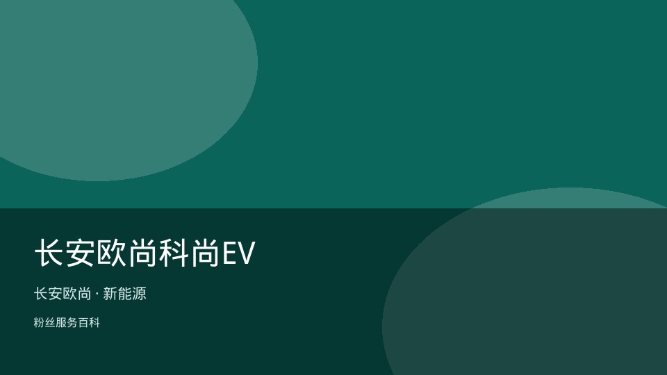 奔奔EV