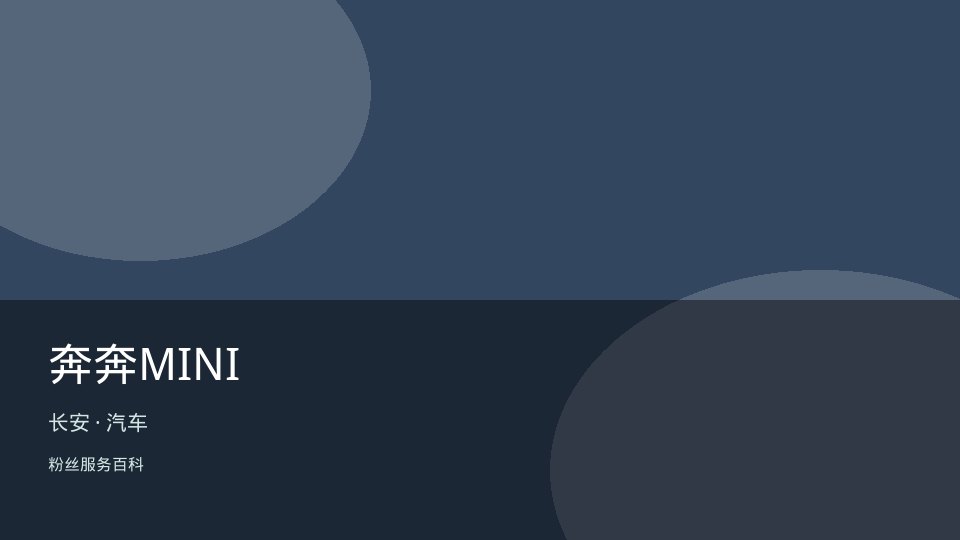 奔奔MINI
