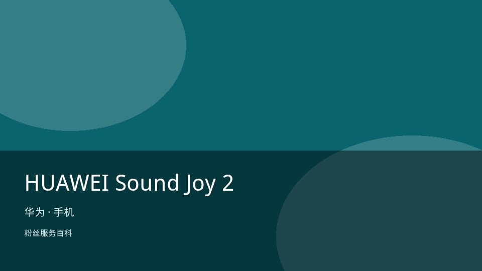 HUAWEI Sound Joy 2