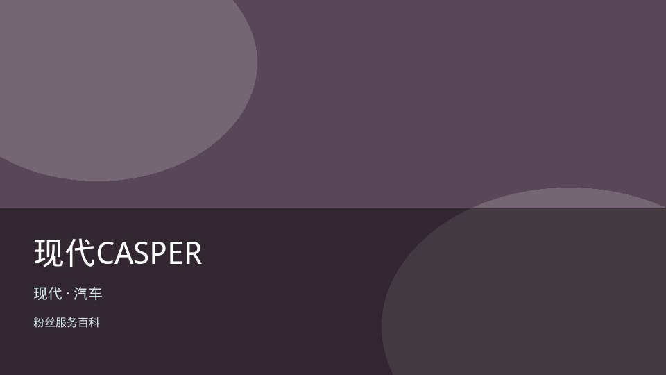 现代CASPER