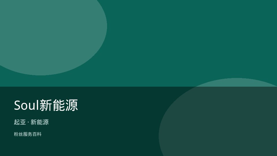 Soul新能源