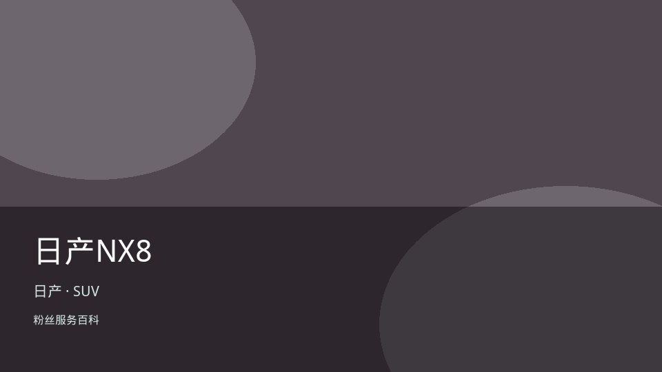日产NX8