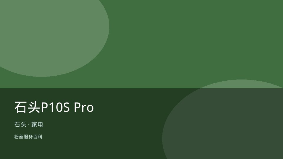 石头P10S Pro 标准版