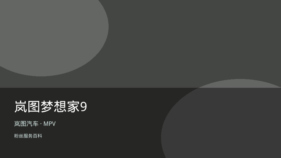 岚图梦想家9
